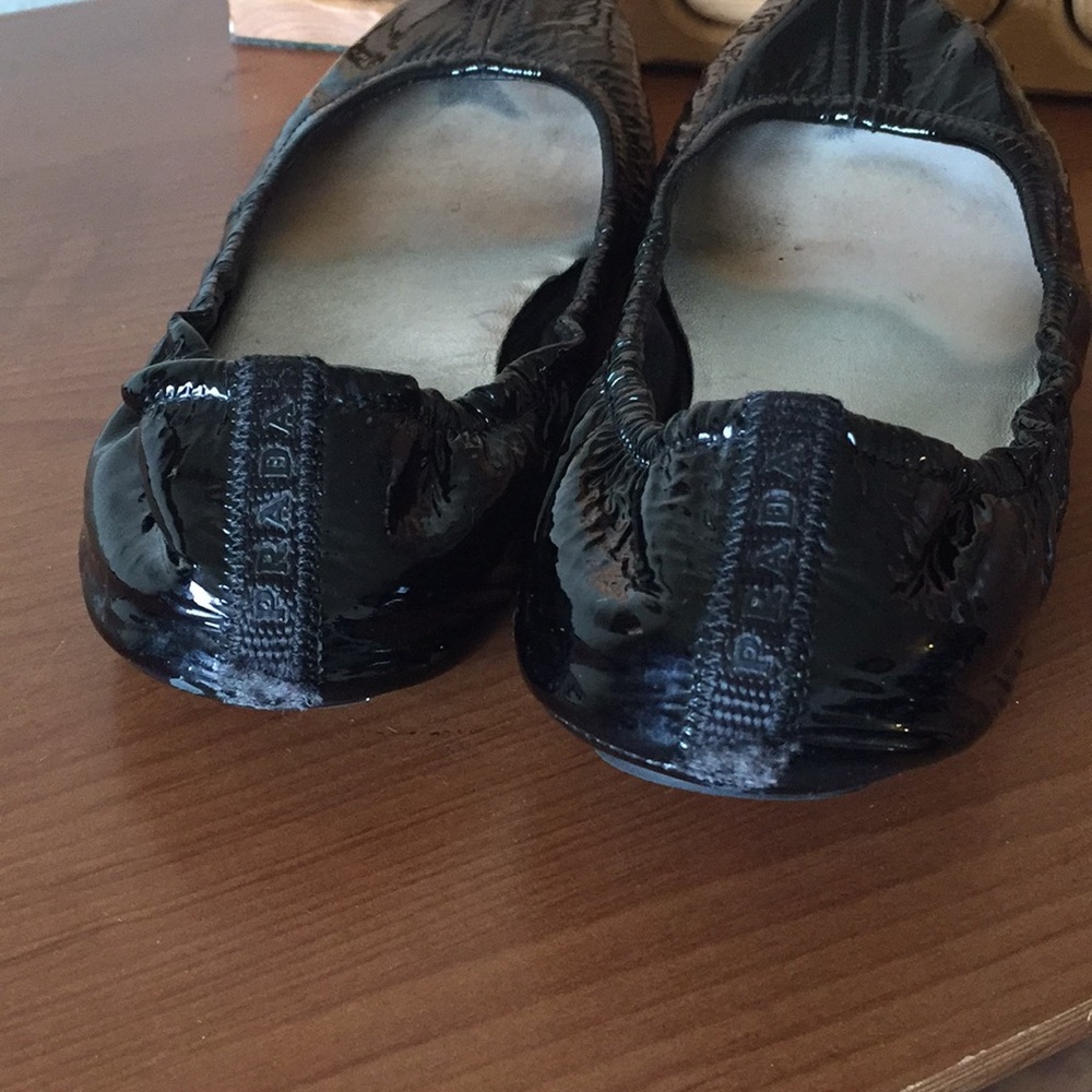 Prada Patent Ballerina Flats - Picture 3 of 6